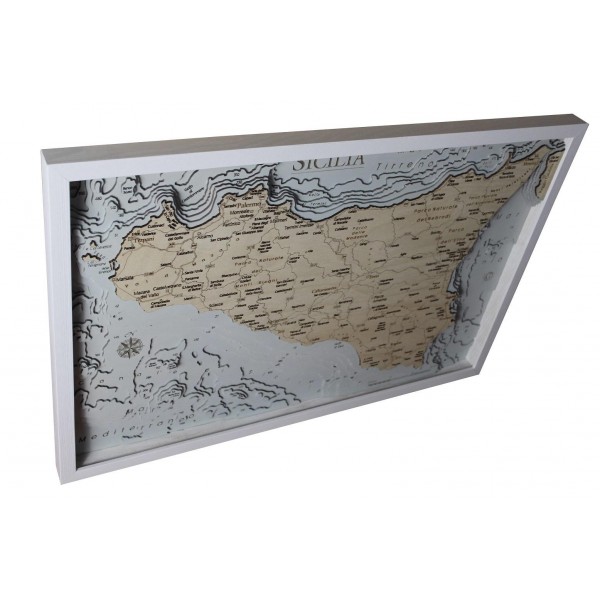 Sicily Map Chart