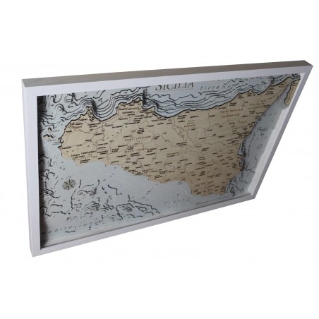 Sicily Map Chart