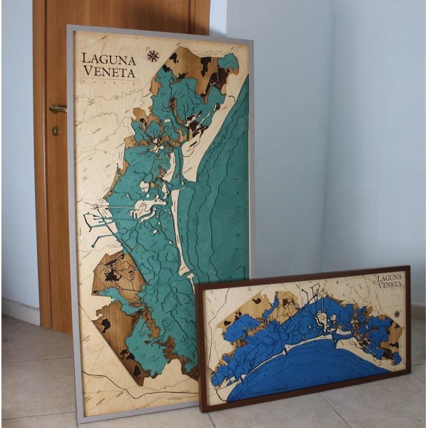 Venetian Lagoon Map Chart