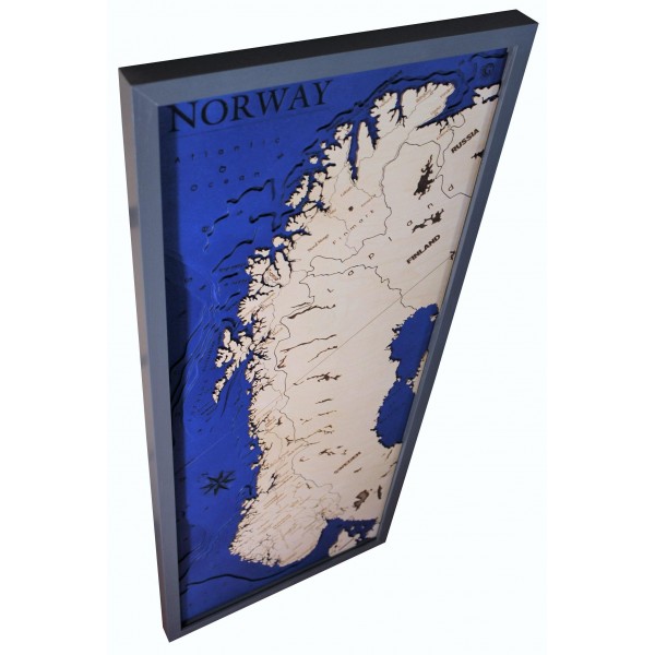 Norway Map Chart
