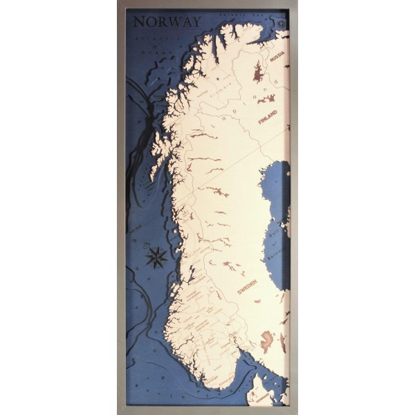 Norway Map Chart