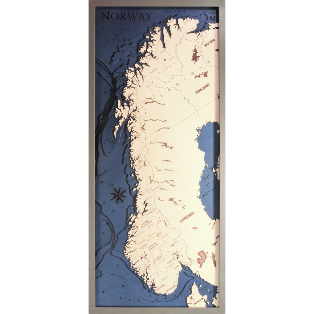 Mappa Norvegia Cartina