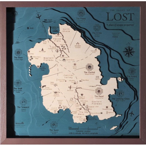 Mappa Lost Cartina