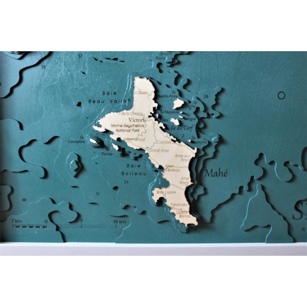 Mappa Seychelles Cartina