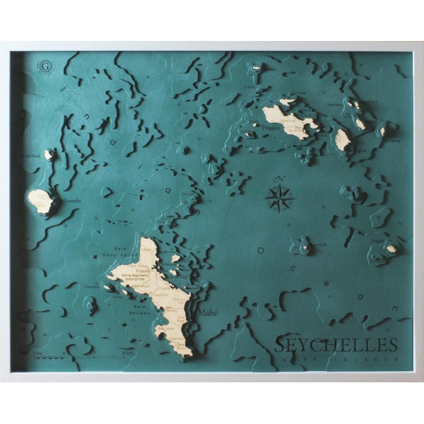 Seychelles Map Chart