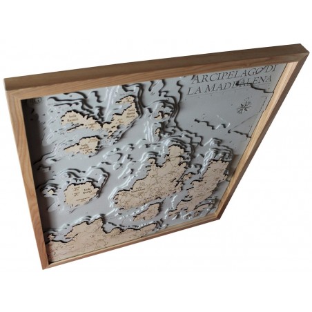 Mappa Arcipelago di la Maddalena Cartina