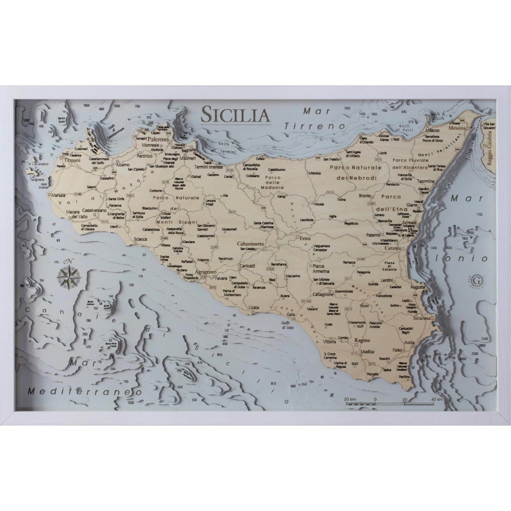 Mappa Sicilia Cartina