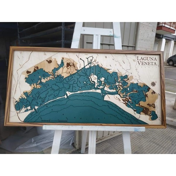 Venetian Lagoon Map Chart
