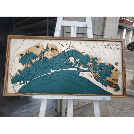 Venetian Lagoon Map Chart