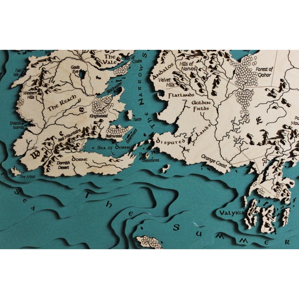 Map A Song of Ice and Fire (Game of Thrones)