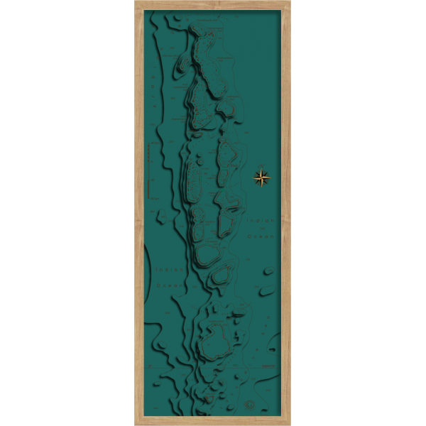 Mappa Maldive Cartina