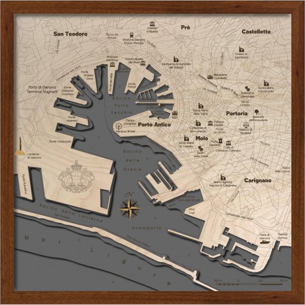 Genova Mappa Cartina