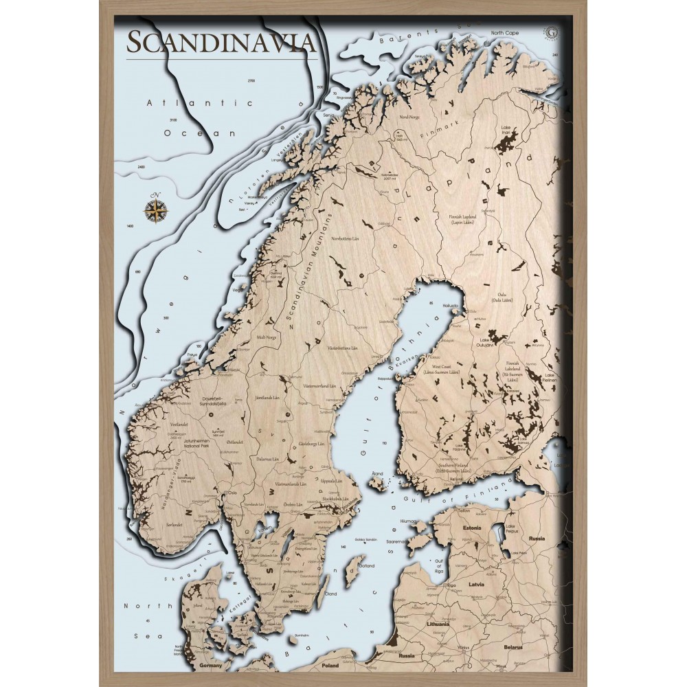 Mappa Scandinavia Cartina Mappa Scandinavia Cartina