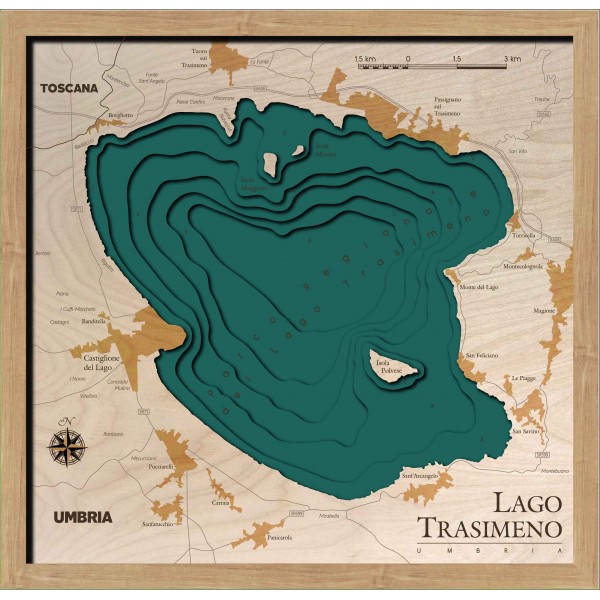 Trasimeno Lake Map