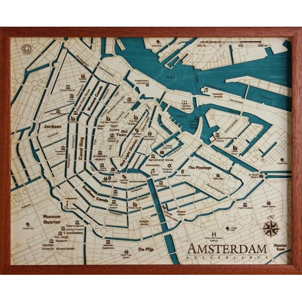 Amsterdam Map Chart