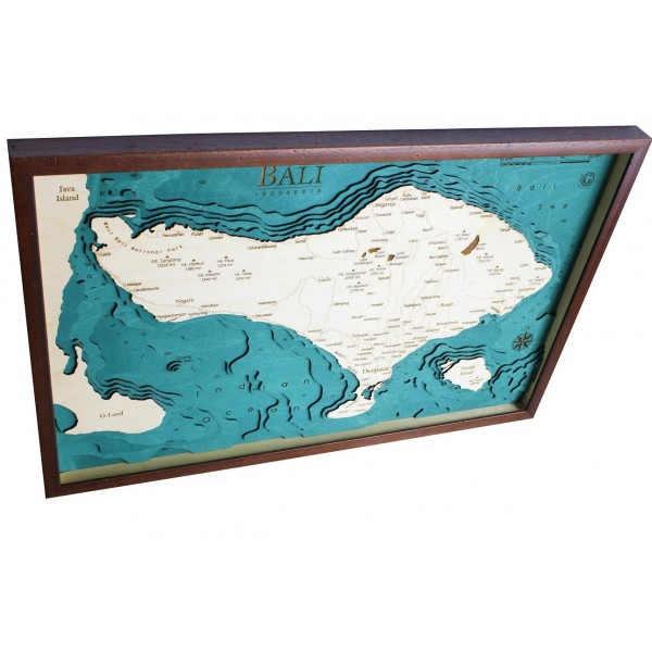 Mappa Bali Indonesia Cartina