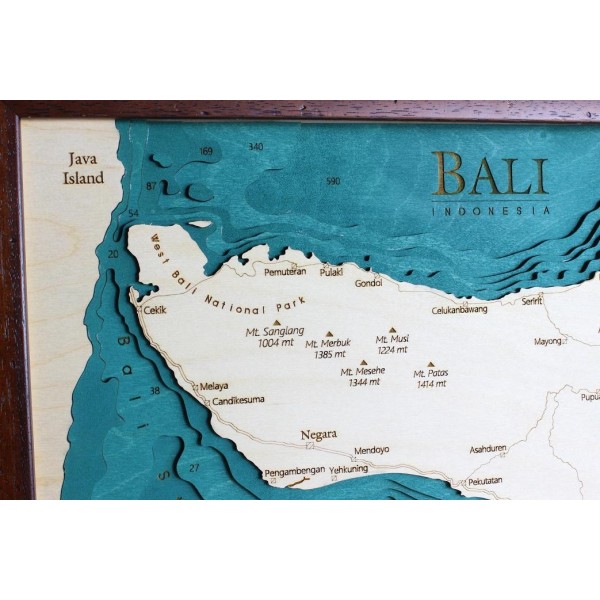 Mappa Bali Indonesia Cartina