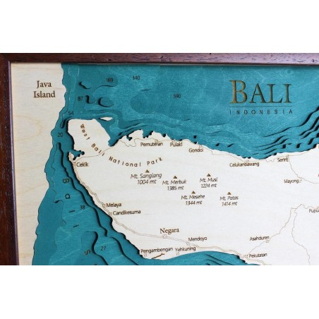 Mappa Bali Indonesia Cartina