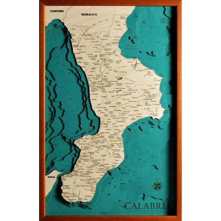 Mappa Calabria Cartina
