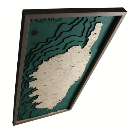 Corse Map Chart