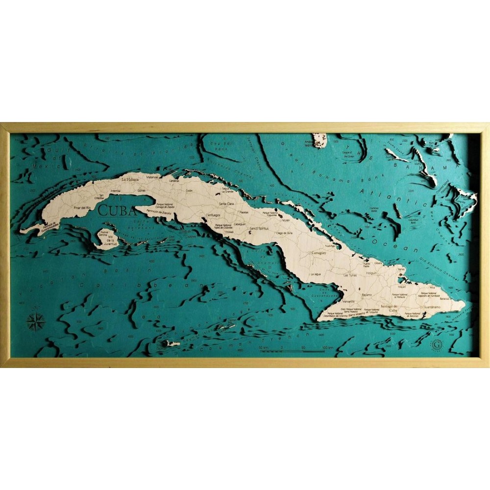 Mappa Cuba Cartina