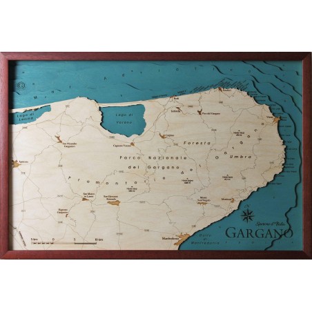 Mappa Gargano Cartina