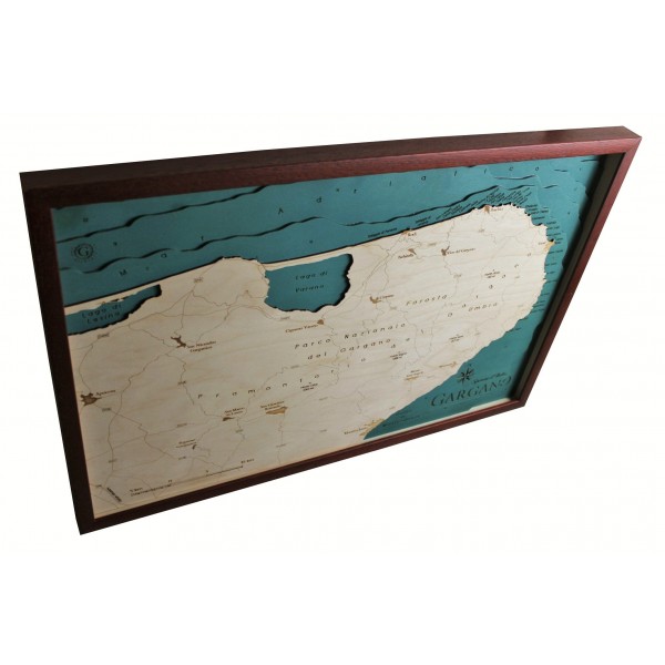Mappa Gargano Cartina