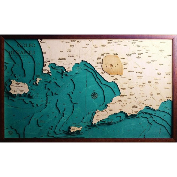 Mappa Golfo di Napoli Cartina