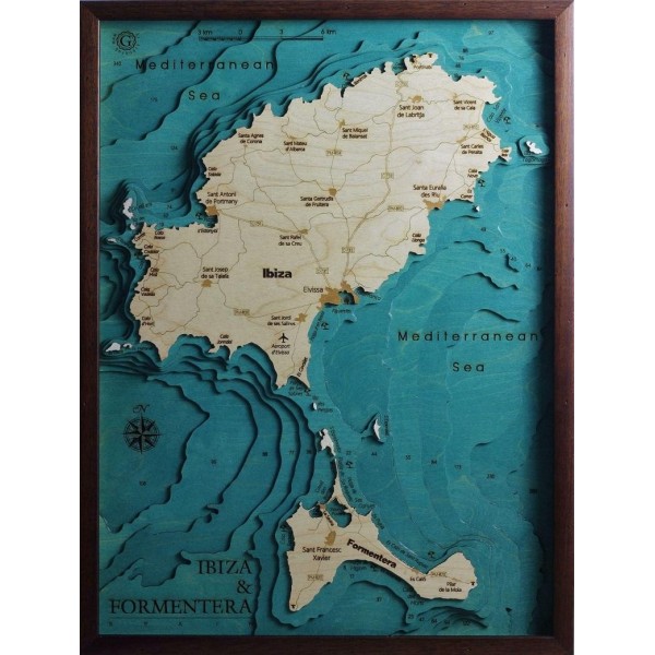 Mappa Ibiza e Formentera