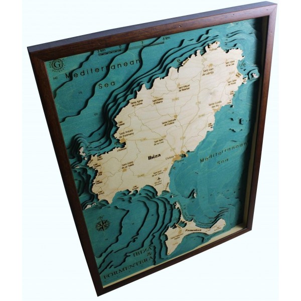 Mappa Ibiza e Formentera Cartina Mappa Ibiza e Formentera Cartina
