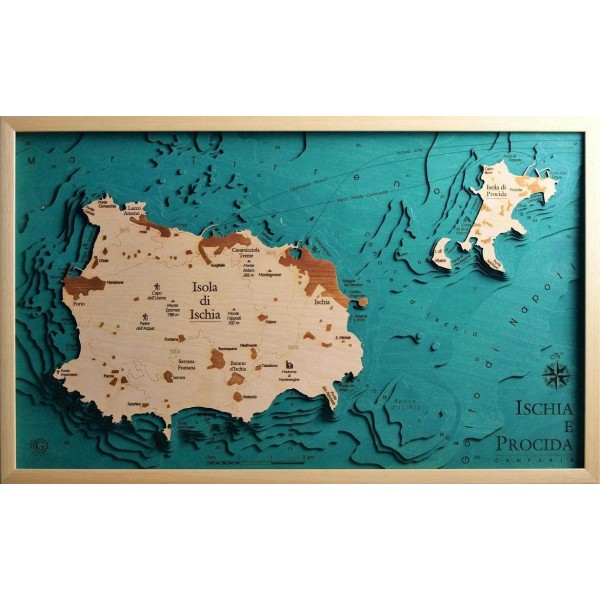 Mappa Ischia e Procida Cartina