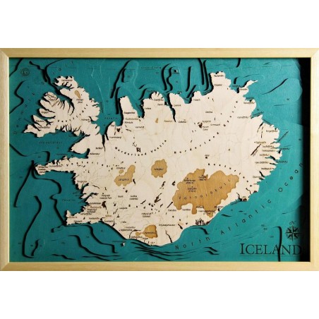 Iceland Map Chart