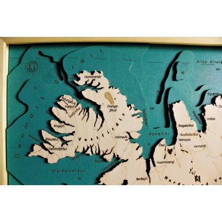 Iceland Map Chart