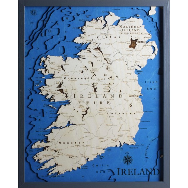 Ireland Map Chart
