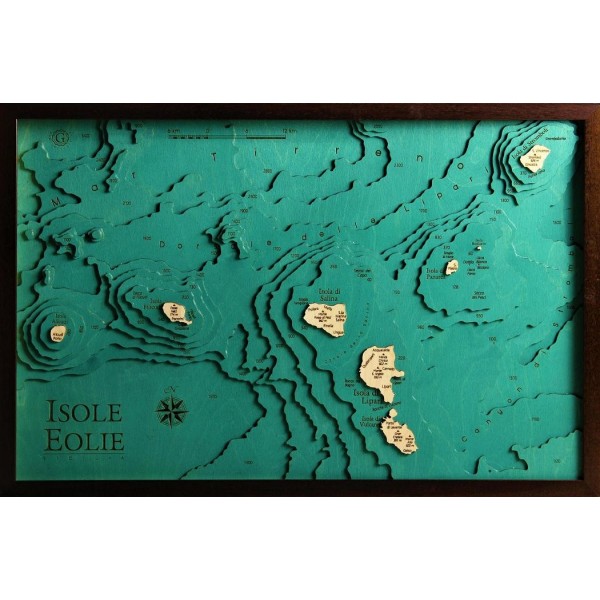 Mappa Isole Eolie Cartina