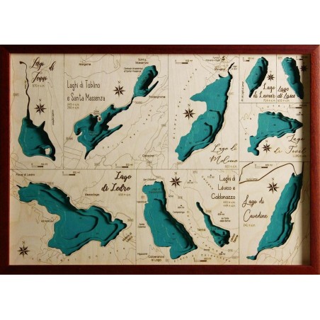 Mappa Laghi del Trentino Cartina