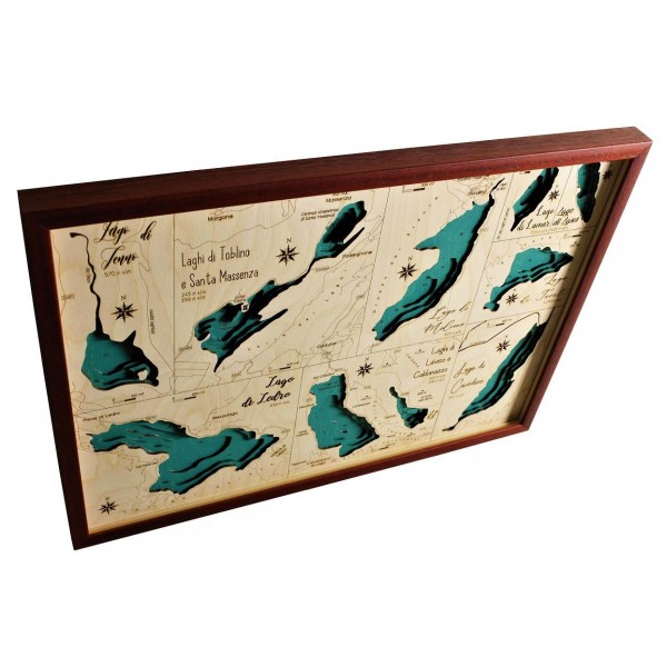 Mappa Laghi del Trentino Cartina