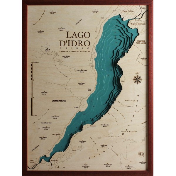 Mappa Lago d'Idro Cartina