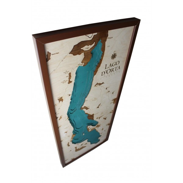 Lake Orta Map Chart
