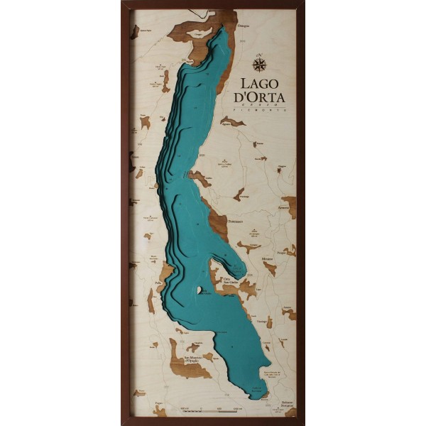 Lake Orta Map Chart