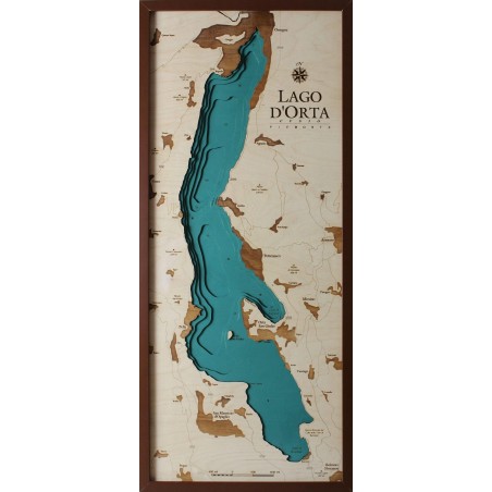Lake Orta Map Chart