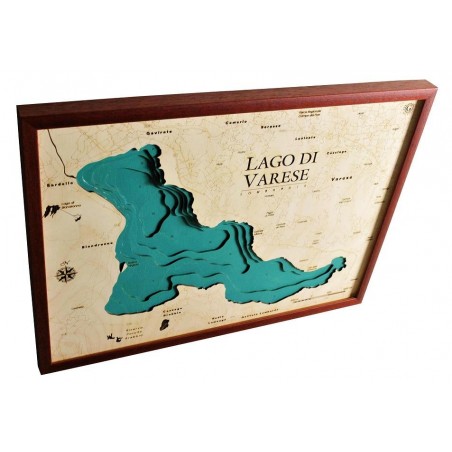 Mappa Lago di Varese Cartina