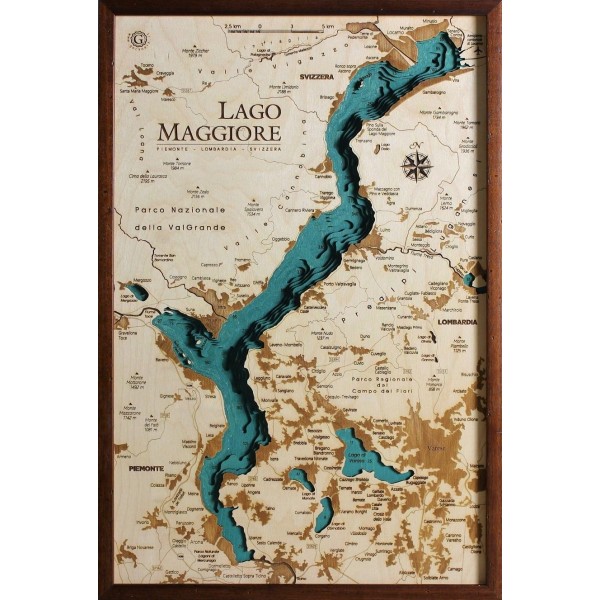 Lake Maggiore Map Chart