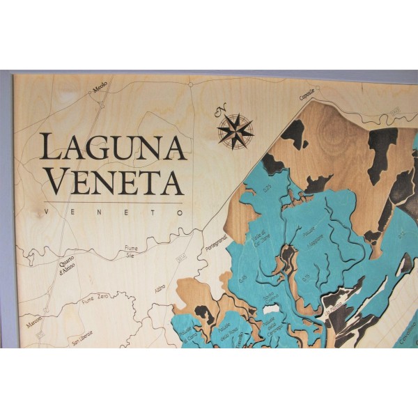 Venetian Lagoon Map Chart