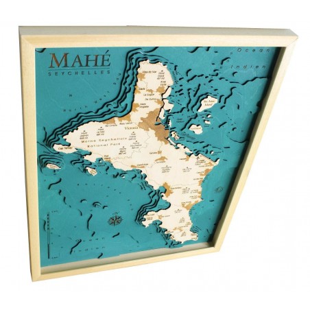 Mahé Map Chart