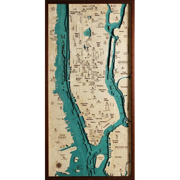 Mappa Manhattan New York Cartina