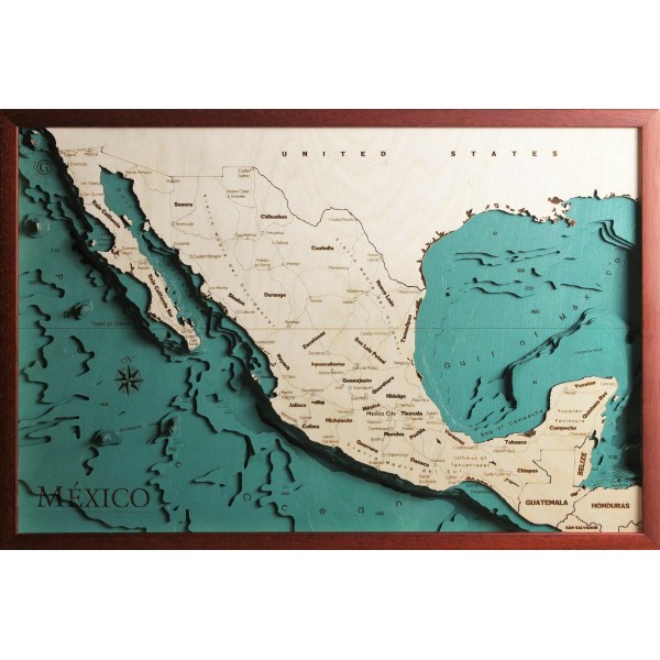 Mappa Messico Cartina