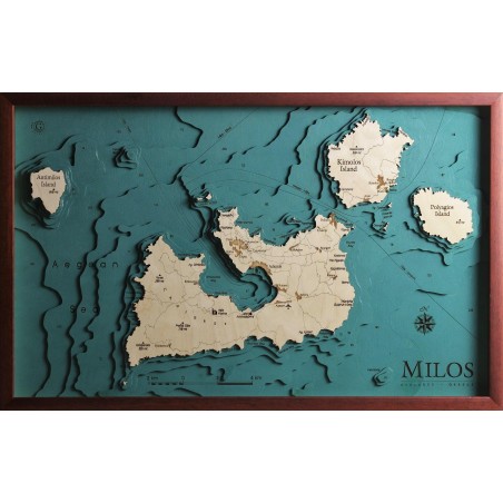 Mappa Milos Cartina