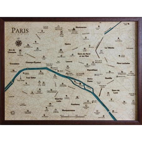 Paris Map Chart
