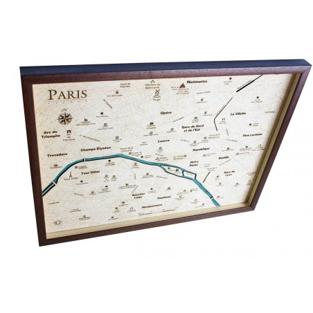Paris Map Chart